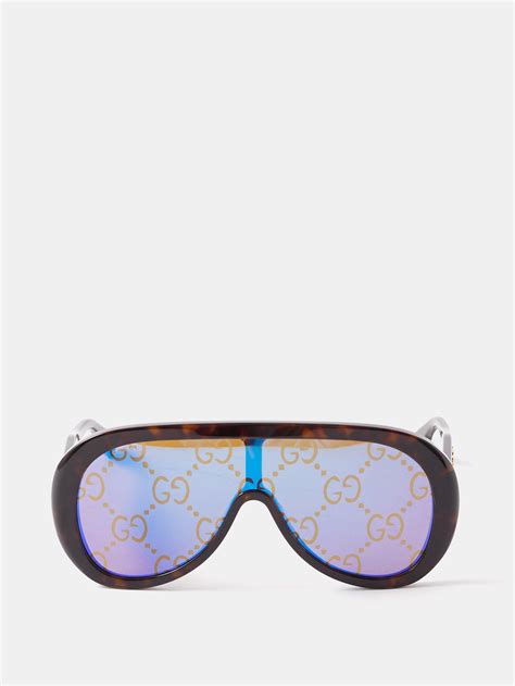 gucci gg10120|gucci oversized acetate aviator sunglasses.